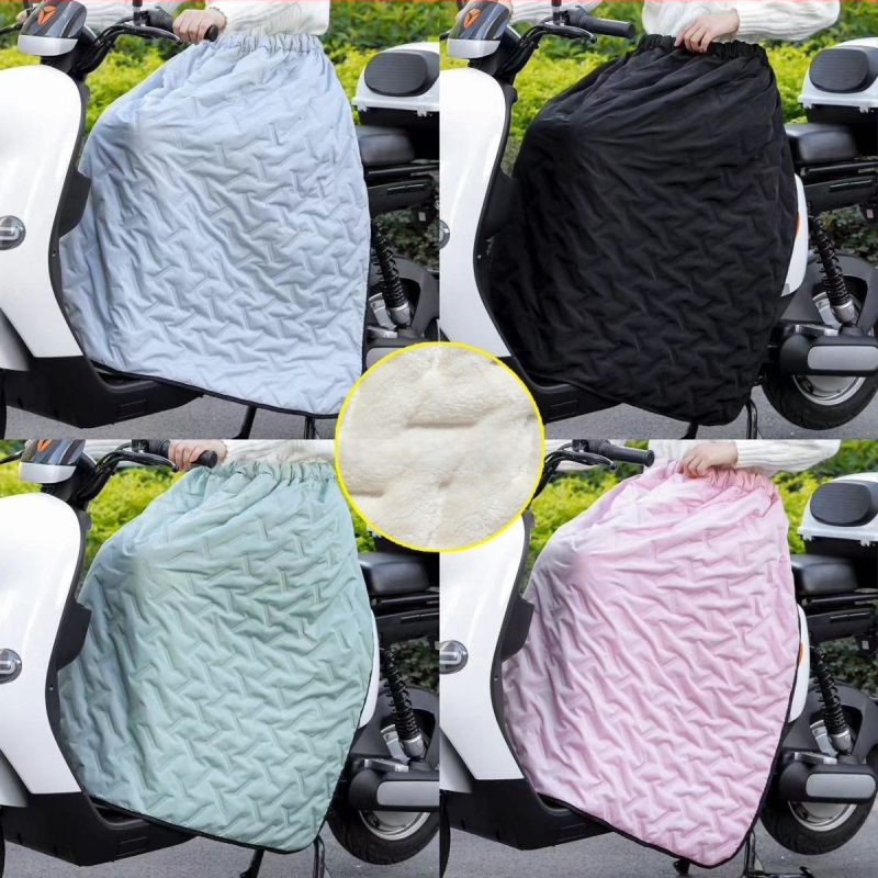 Електрическа ветроустойчива пола за превозни средства с велурена подплата и дебели топли наколенници, ветроустойчива и водоустойчива мотоциклетна пола, унисекс — Powerful Factory, на склад, Лято 2021