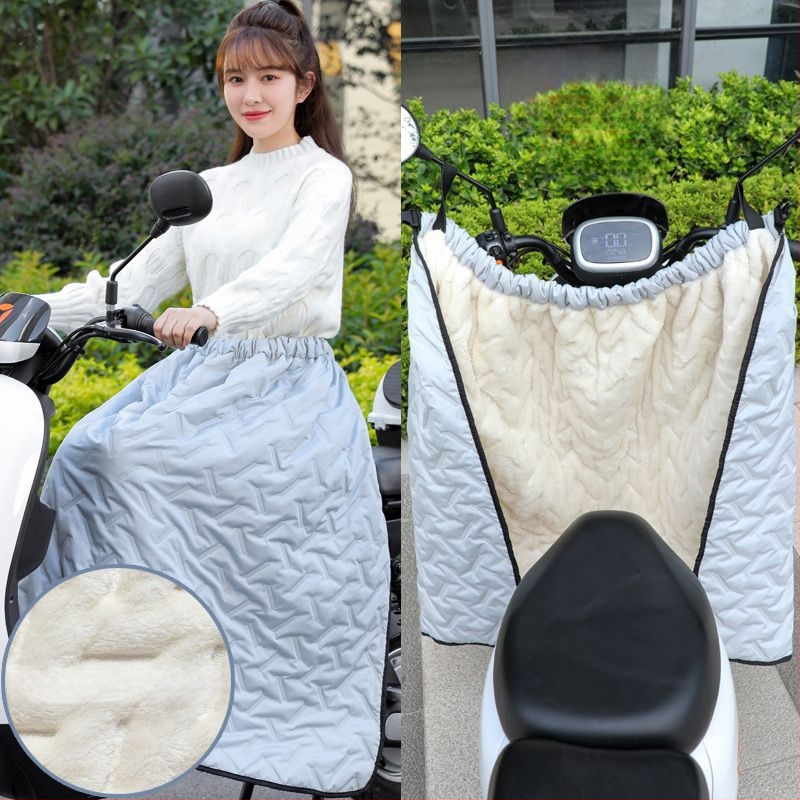 Електрическа ветроустойчива пола за превозни средства с велурена подплата и дебели топли наколенници, ветроустойчива и водоустойчива мотоциклетна пола, унисекс — Powerful Factory, на склад, Лято 2021