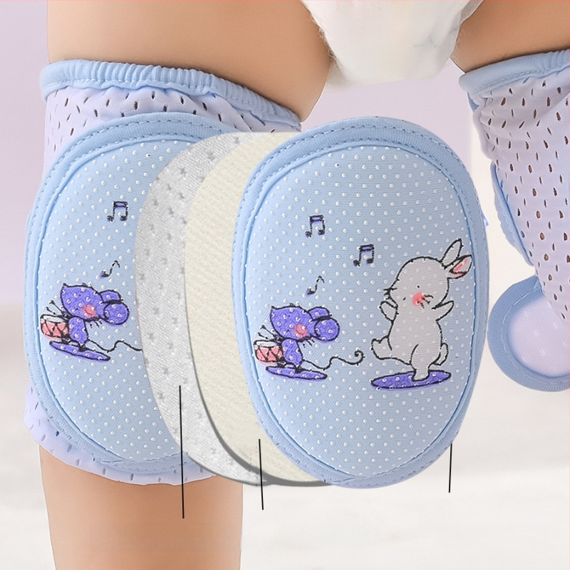 Бебешки коленни подложки – противохлъзгащи, дишащи, за пълзене и учене; марка Meet mian tong dou; за дете; пролет 2023; на склад