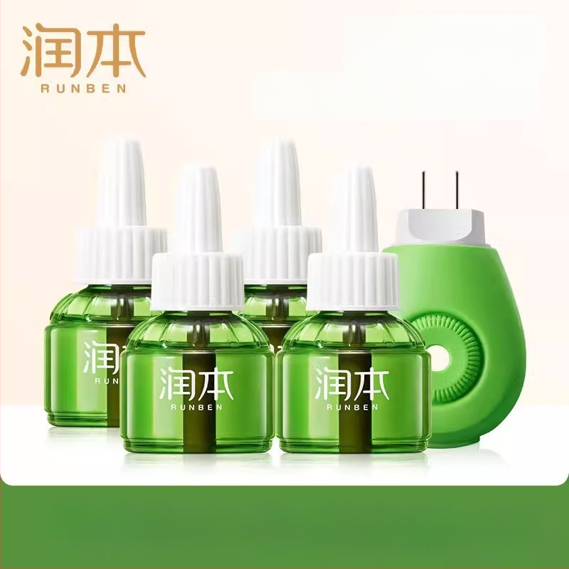 Runben elektriska moskītu atbaidīšanas šķīdums, bez smaržas, 45 ml, bērniem 1–3 gadi