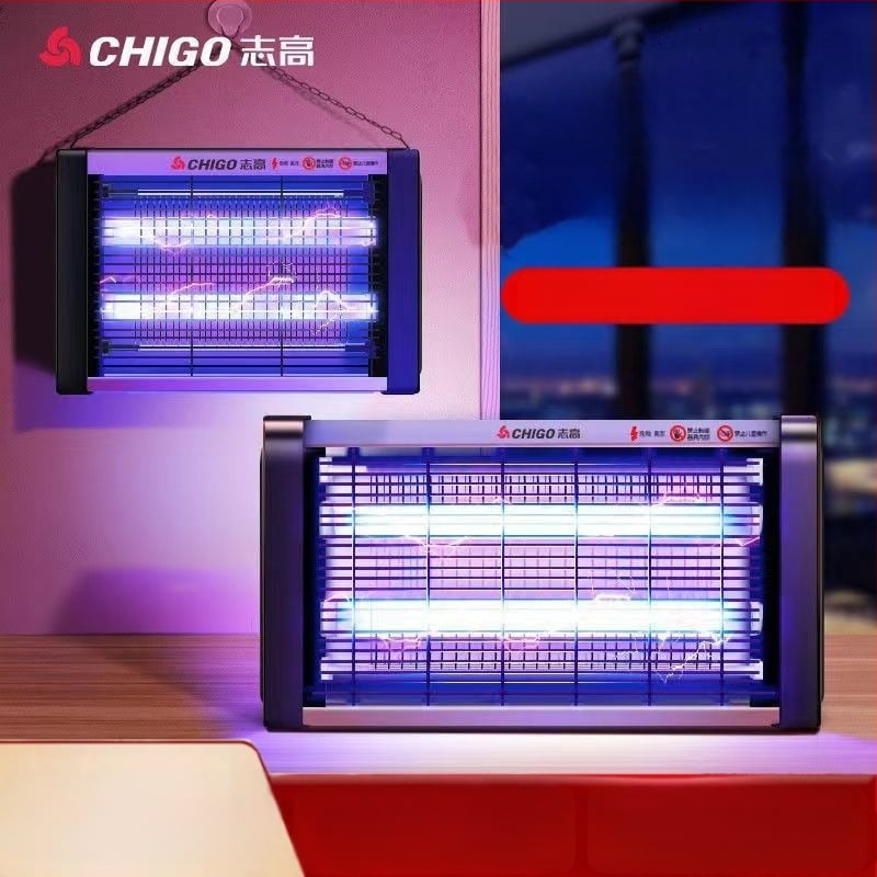 LED lámpa szúnyog- és legyek elleni, hálózati csatlakoztatással, ABS ház, modell ZG-W23, lefedettség 61 m² felett