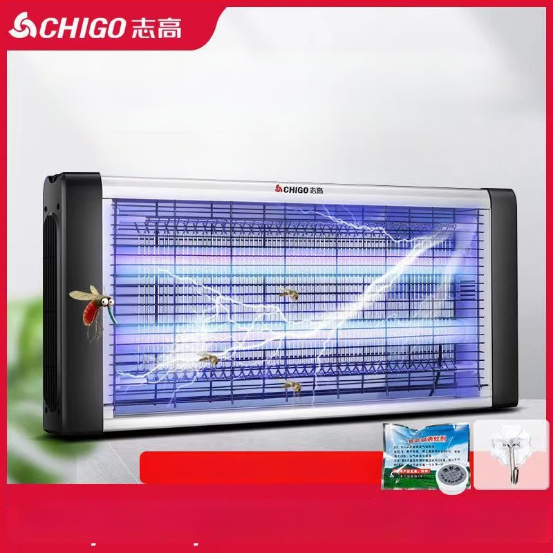 LED lámpa szúnyog- és legyek elleni, hálózati csatlakoztatással, ABS ház, modell ZG-W23, lefedettség 61 m² felett