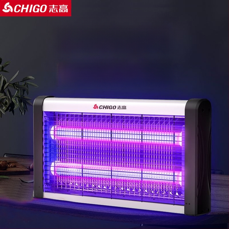 LED lámpa szúnyog- és legyek elleni, hálózati csatlakoztatással, ABS ház, modell ZG-W23, lefedettség 61 m² felett