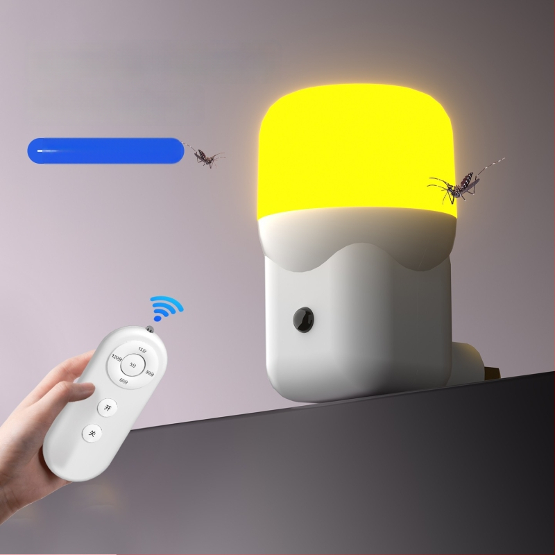 Chiman LED szúnyogriasztó lámpa, konnektoros üzemmód, 10㎡ lefedettség, fényhullám csapda (kilövéses típus), PC ház, időzítő