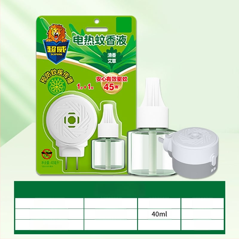 Elektromos szúnyogriasztó folyadék – Mugwort illatú, enyhe formula, egy üveg, 24 darab a dobozban, Növényvédő szer regisztrációs szám Wp20120071.