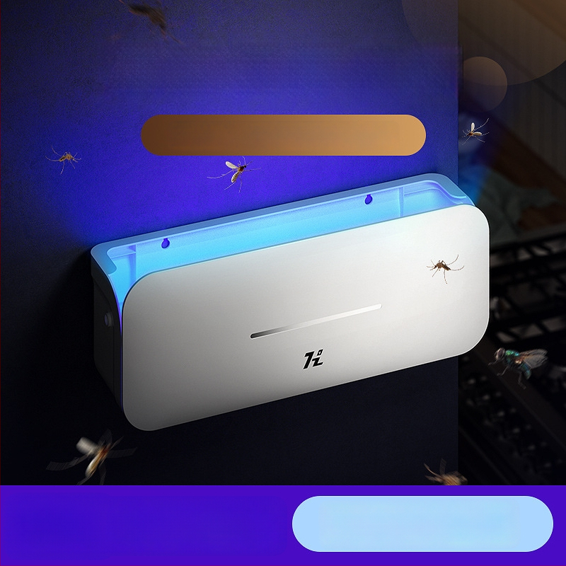 Fali szerelhető szúnyogirtó lámpa éttermeknek, szállodáknak és üzleteknek — ragadós csapda, Modell: HZ-MY08, Üveglámpa cső, 220V, Színmelegítés 2000–3000K, Engedélyezett magánmárkák: Igen