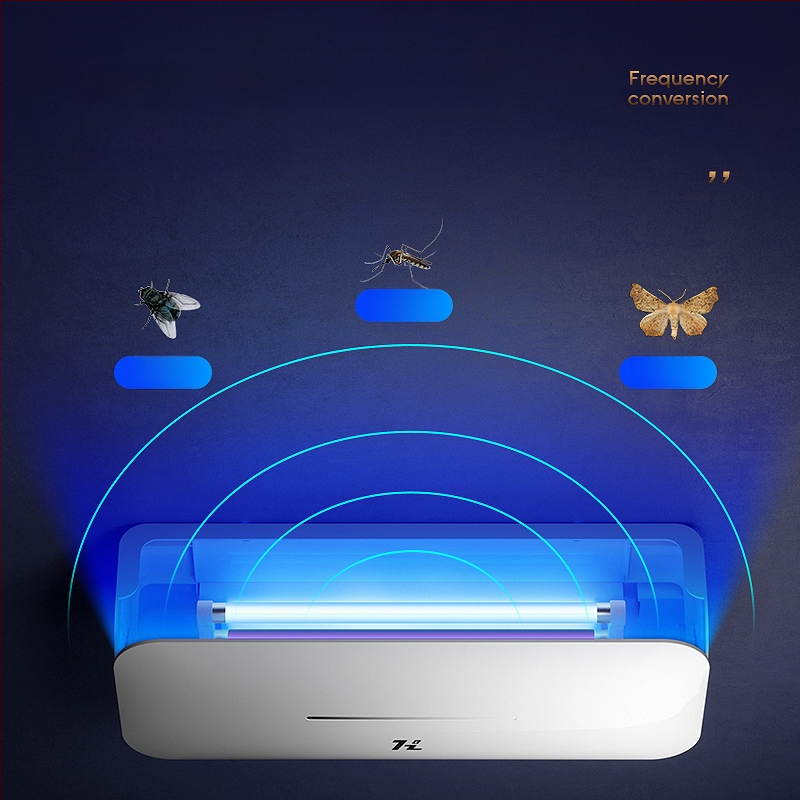 Fali szerelhető szúnyogirtó lámpa éttermeknek, szállodáknak és üzleteknek — ragadós csapda, Modell: HZ-MY08, Üveglámpa cső, 220V, Színmelegítés 2000–3000K, Engedélyezett magánmárkák: Igen