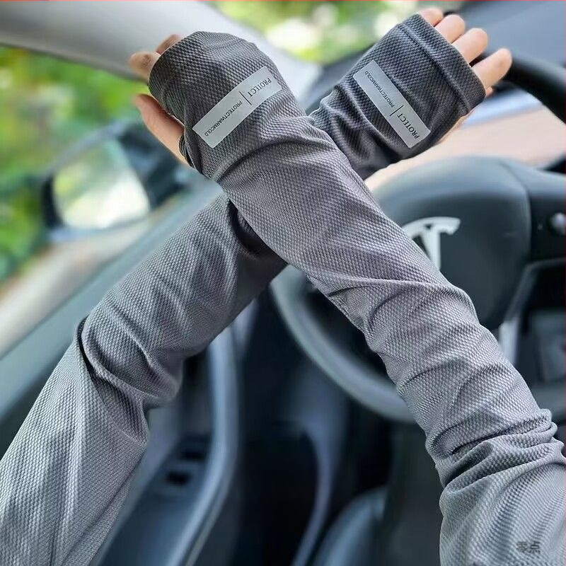 Manșete de vară pentru ciclism în aer liber – protecție solară, manșete răcoroase, protecție pentru ciclism și condus, în stoc