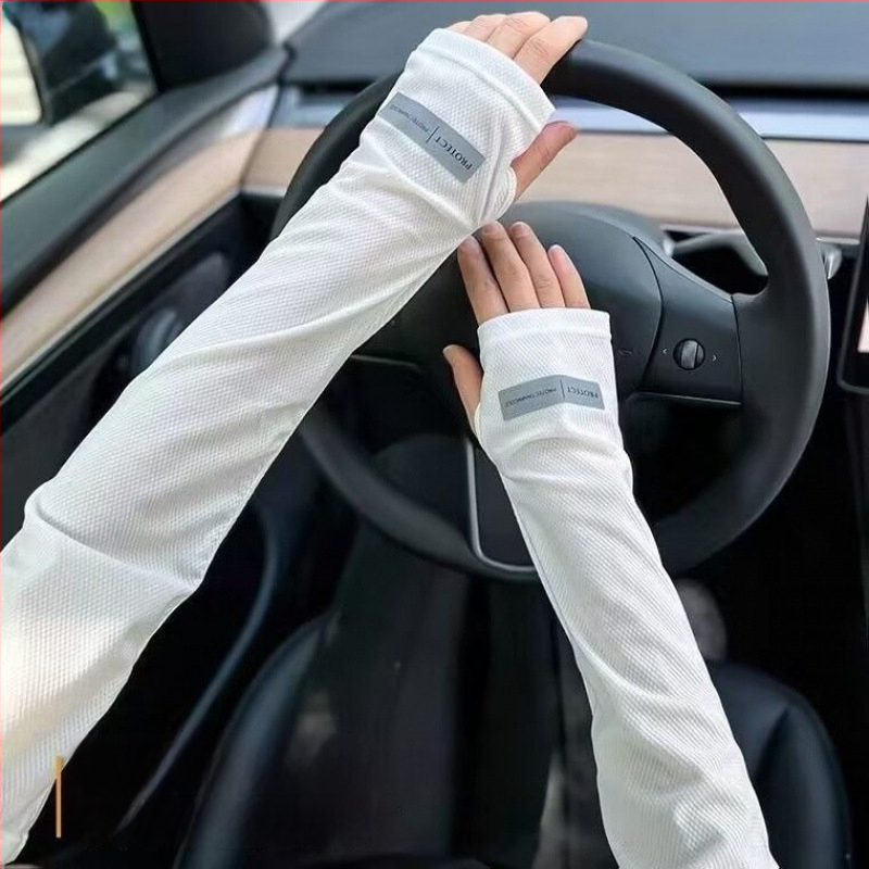 Manșete de vară pentru ciclism în aer liber – protecție solară, manșete răcoroase, protecție pentru ciclism și condus, în stoc