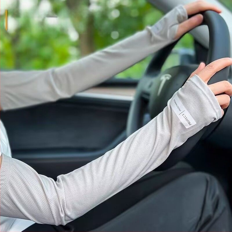 Manșete de vară pentru ciclism în aer liber – protecție solară, manșete răcoroase, protecție pentru ciclism și condus, în stoc