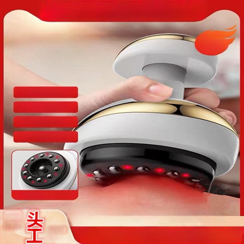 Elektriline massaažiaseade vaakumi ja kriimustamise funktsiooniga, mudel SWN-3301, USB toitide, temperatuuri reguleerimine 35–42°C, ABS korpus, 1200mAh aku