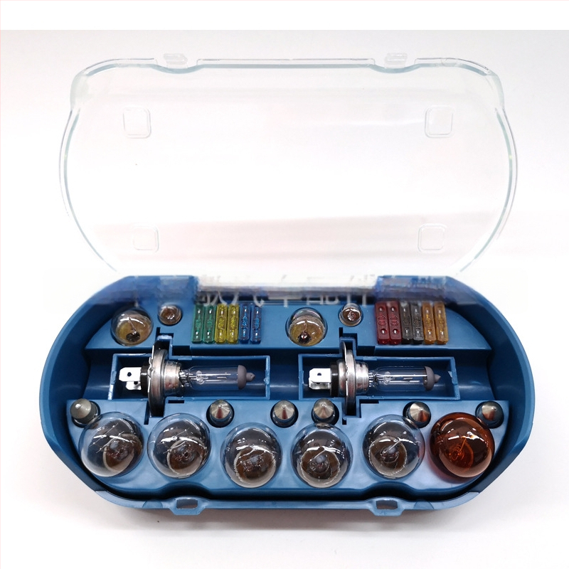 Комплект фарни крушки H1/H4/H7 за автомобили – 60W, 12V, 2000 lm, 3200K, модели 8/9/10/19/20/21/30