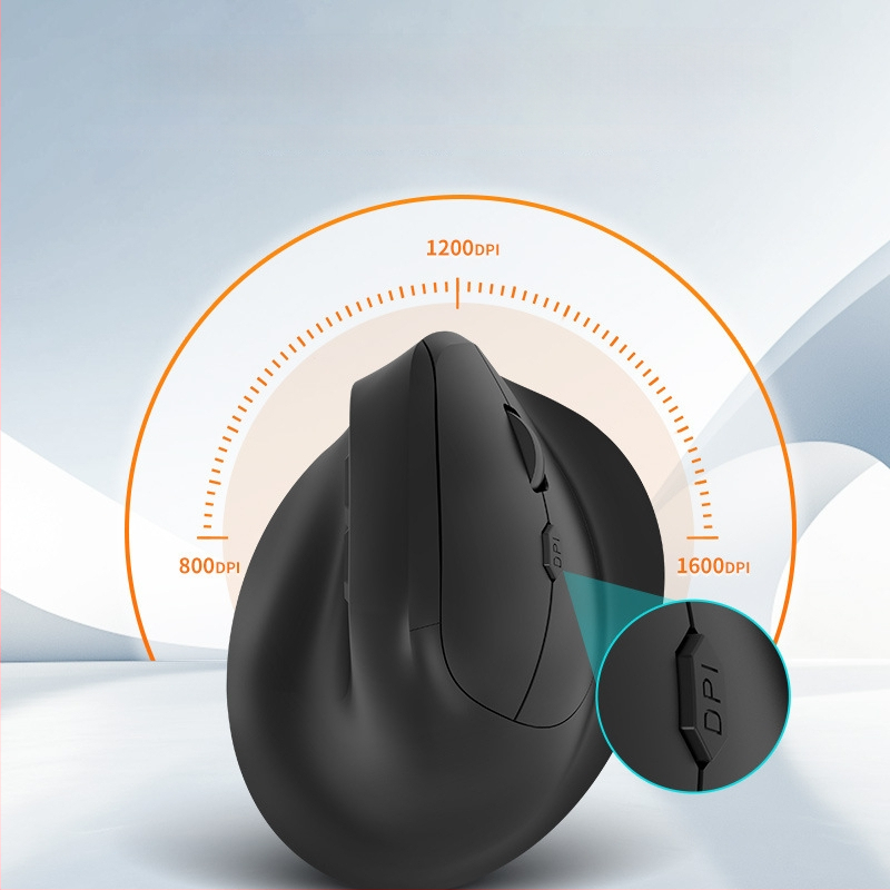 Ergonomska vertikalna Bluetooth miša, punjiva, dualni način, tiha bežična miša za kućni ured i igranje