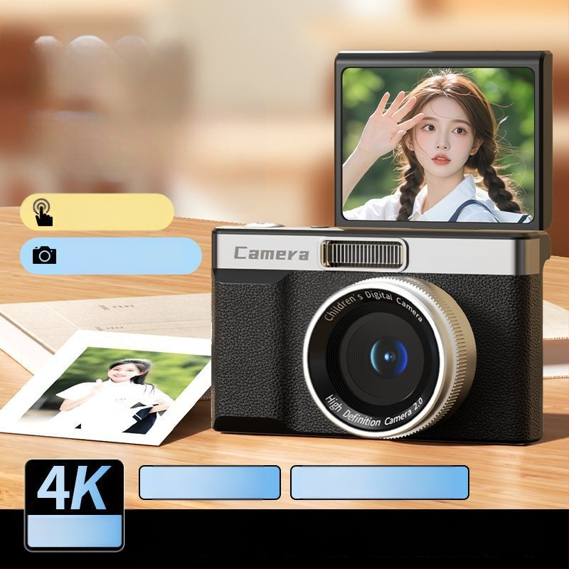 Selfie kamera z06 su 24MP CMOS jutikliu 1/2.3in, 8x optinis priartinimas, pasukamas 2,3in LCD ekranas, periskopinis objektyvas, elektroninė vaizdo stabilizacija