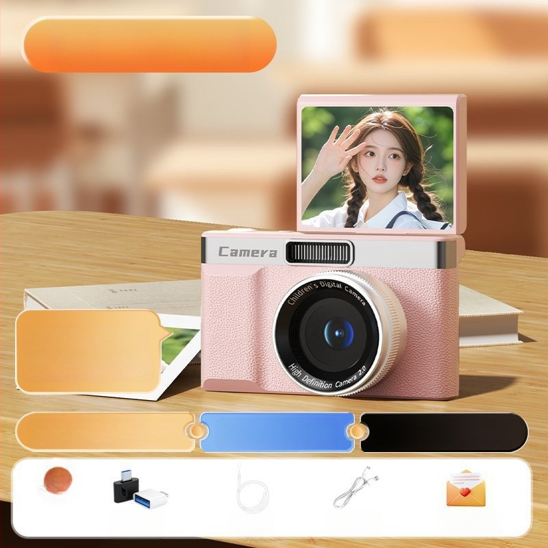 Selfie kamera z06 su 24MP CMOS jutikliu 1/2.3in, 8x optinis priartinimas, pasukamas 2,3in LCD ekranas, periskopinis objektyvas, elektroninė vaizdo stabilizacija