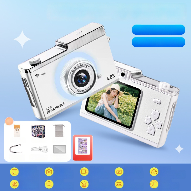 Retro CCD skaitmeninis fotoaparatas su 3x optiniu priartinimu, įėjimo lygio modelis, CCD jutiklis