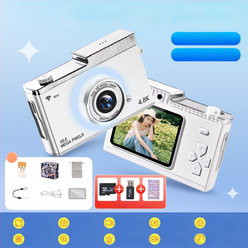 Retro CCD skaitmeninis fotoaparatas su 3x optiniu priartinimu, įėjimo lygio modelis, CCD jutiklis