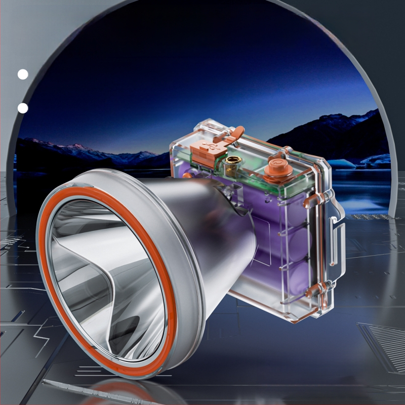 Подводен LED челник за гмуркане, водоустойчив, 10000 mAh, 300W, обхват 500 м+