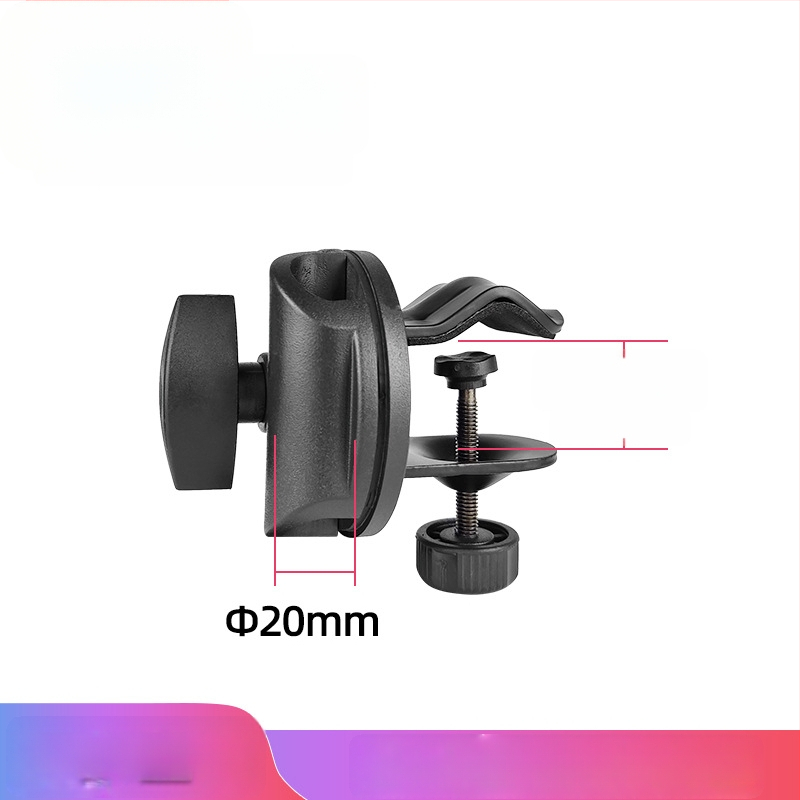 Suport fotografic pentru masă și podea – construcție din plastic și metal, sarcină maximă 6–10 kg, compatibil cu suporturi de podea și masă