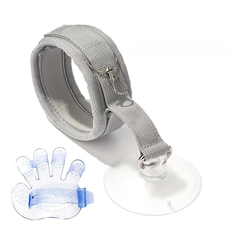 Kaķa vannas piesaistes līdzeklis ar anti-skrāpējošu kakla auklu – Zīmols Unique; Kategorija: Citas tīrīšanas un skaistumkopšanas preces; Piemērots: kaķiem