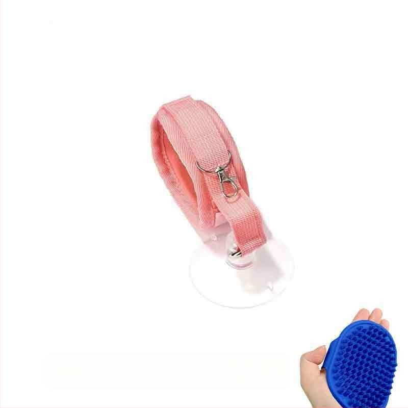 Kaķa vannas piesaistes līdzeklis ar anti-skrāpējošu kakla auklu – Zīmols Unique; Kategorija: Citas tīrīšanas un skaistumkopšanas preces; Piemērots: kaķiem