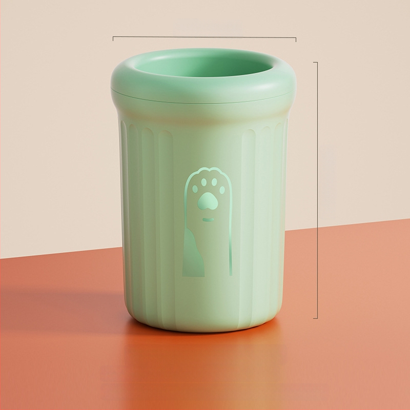 Cana automată de spălat lăbuțe pentru câini, din plastic, brand Wood ding ding, ambalaj de 20 bucăți, potrivit pentru câini