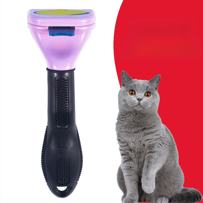 TYRONE Pieptene cu ace pentru pisici și câini — oțel inoxidabil, instrument de îngrijire a blănii, elimină păr liber