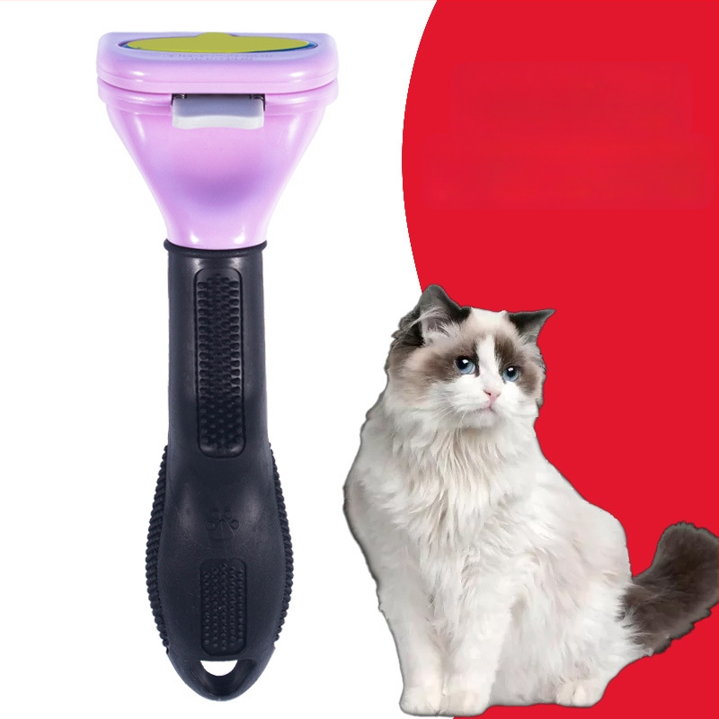 TYRONE Pieptene cu ace pentru pisici și câini — oțel inoxidabil, instrument de îngrijire a blănii, elimină păr liber