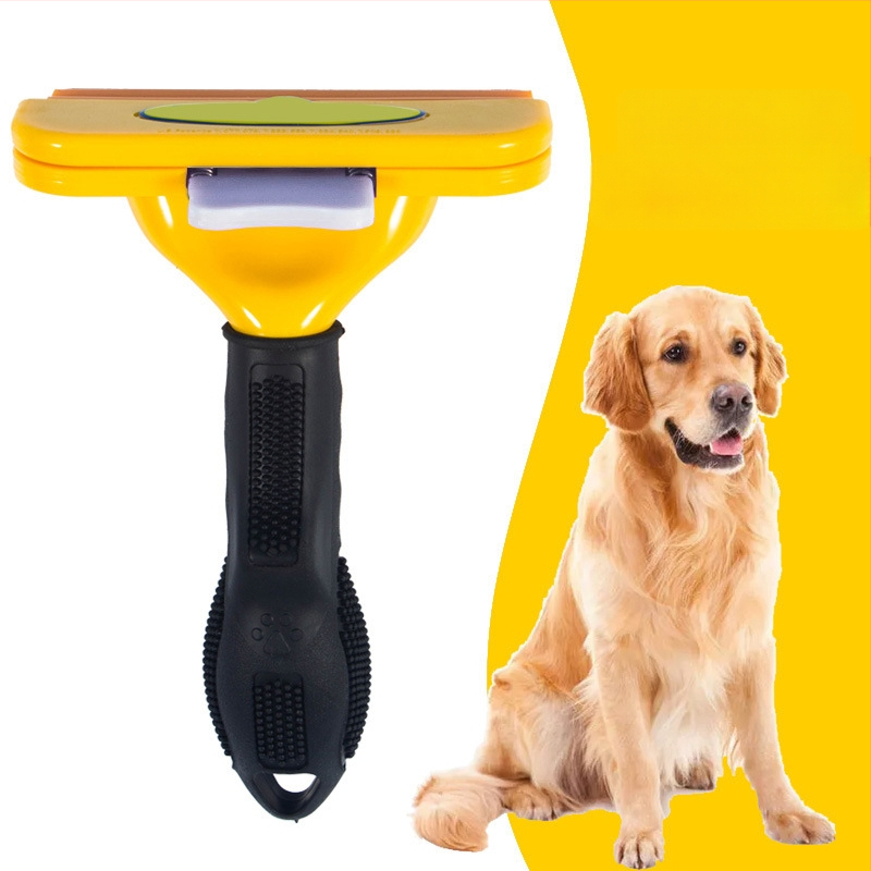 TYRONE Pieptene cu ace pentru pisici și câini — oțel inoxidabil, instrument de îngrijire a blănii, elimină păr liber