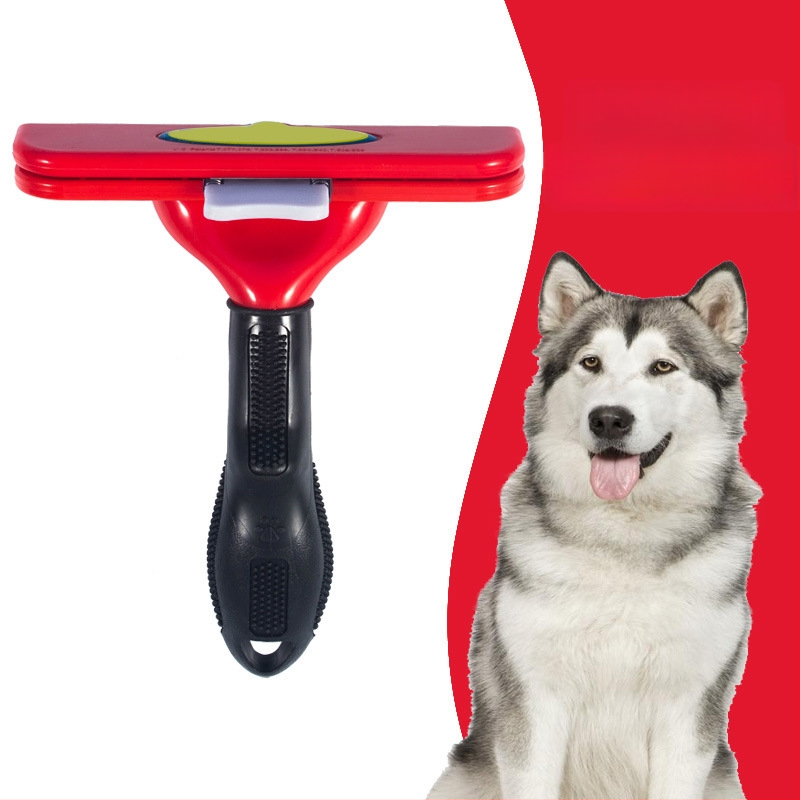 TYRONE Pieptene cu ace pentru pisici și câini — oțel inoxidabil, instrument de îngrijire a blănii, elimină păr liber