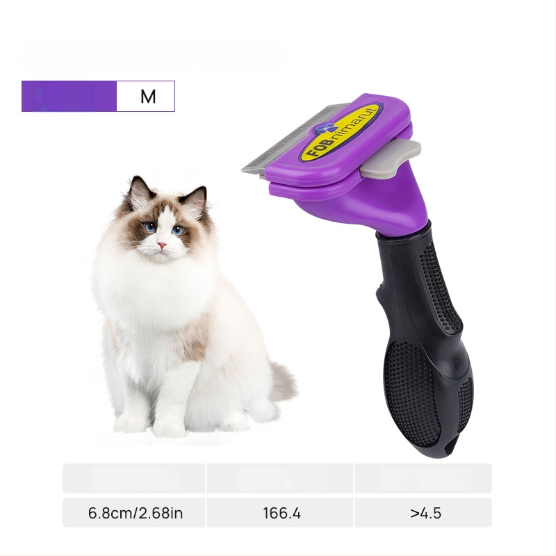 Pieptene din oțel inoxidabil pentru câini, Dot, 60 buc