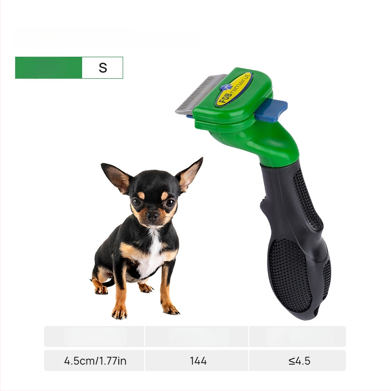 Pieptene din oțel inoxidabil pentru câini, Dot, 60 buc