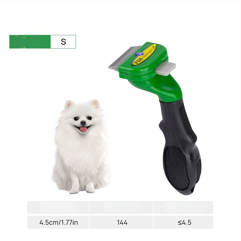 Pieptene din oțel inoxidabil pentru câini, Dot, 60 buc