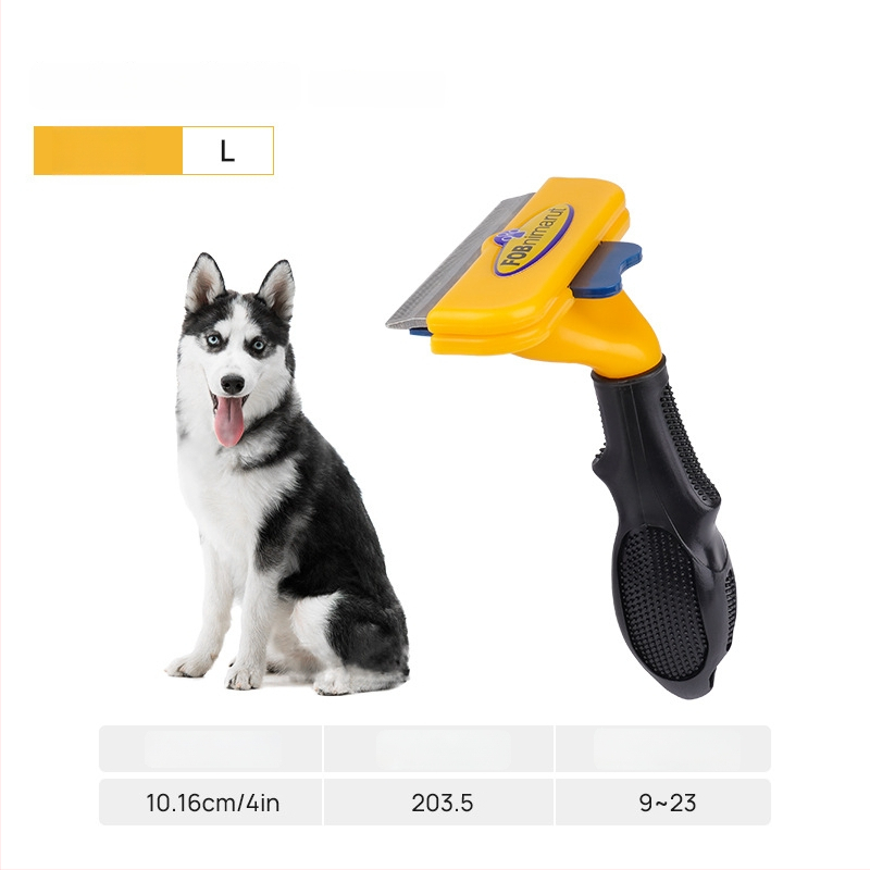 Pieptene din oțel inoxidabil pentru câini, Dot, 60 buc