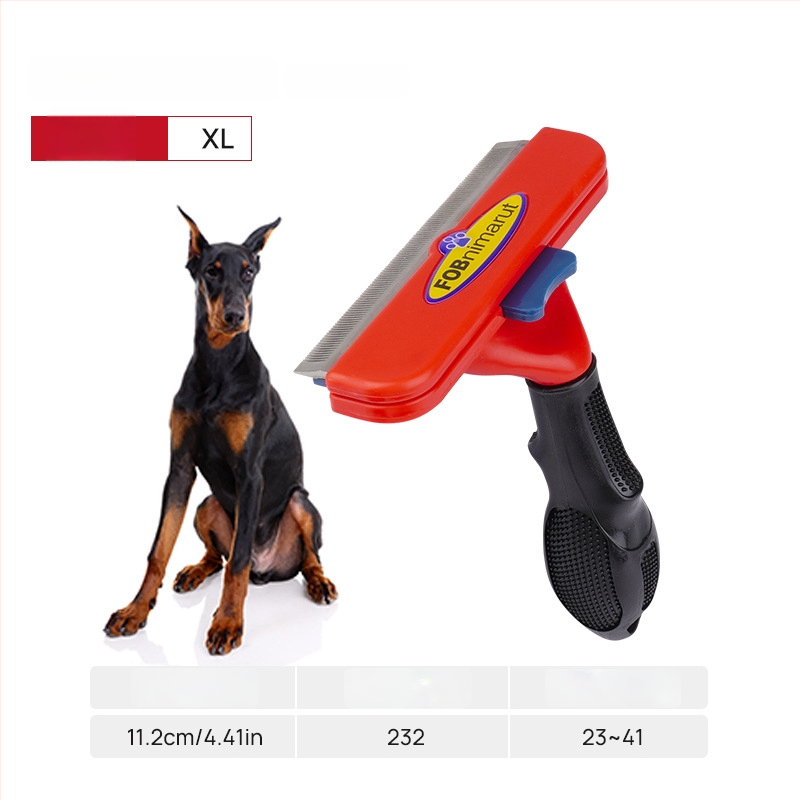 Pieptene din oțel inoxidabil pentru câini, Dot, 60 buc