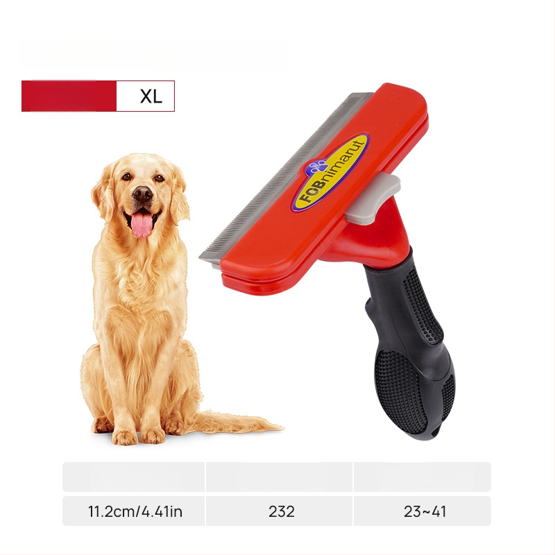 Pieptene din oțel inoxidabil pentru câini, Dot, 60 buc