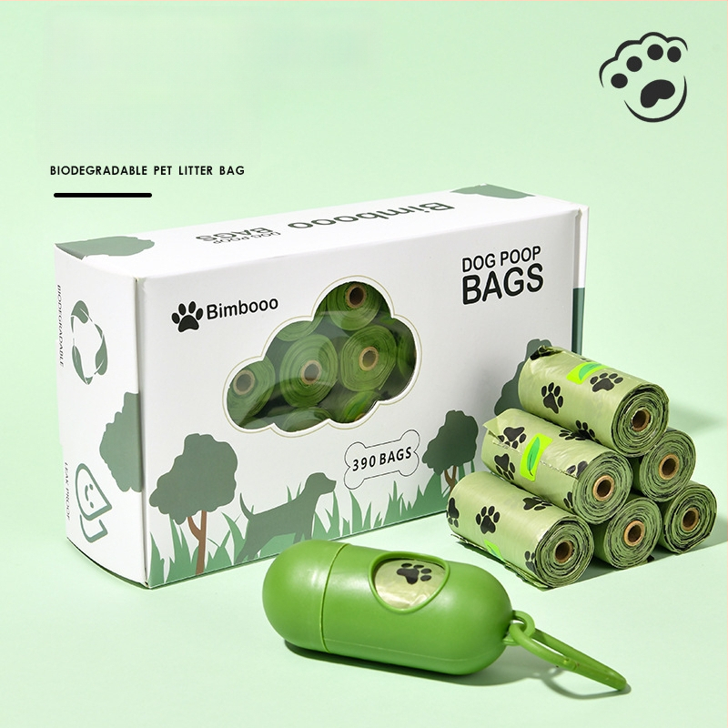 Σκούπα αποβλήτων σκύλου σε συσκευασία – παχύτερη, πλήρως αποικοδομήσιμη κατασκευή, τύπος ρολού, υλικό EPA, με βιοδιασπώμενες σακούλες