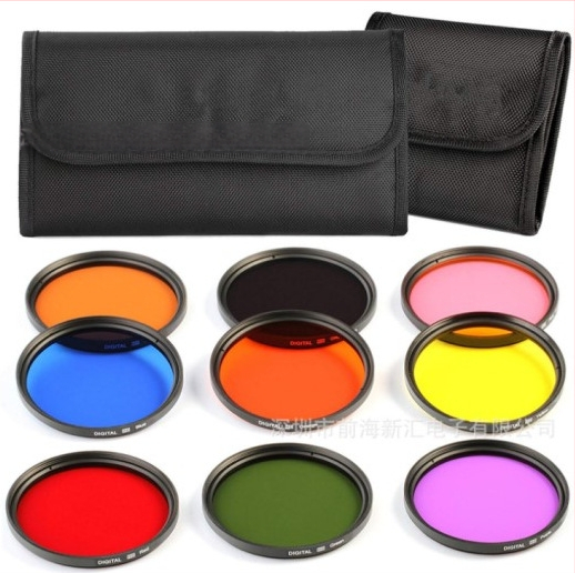 JSR DSLR 11-in-1 filtrų rinkinys, pilno spalvų veidrodinis filtras, prekės ženklas JSR, modelis Slr camera, OEM apdorojimas