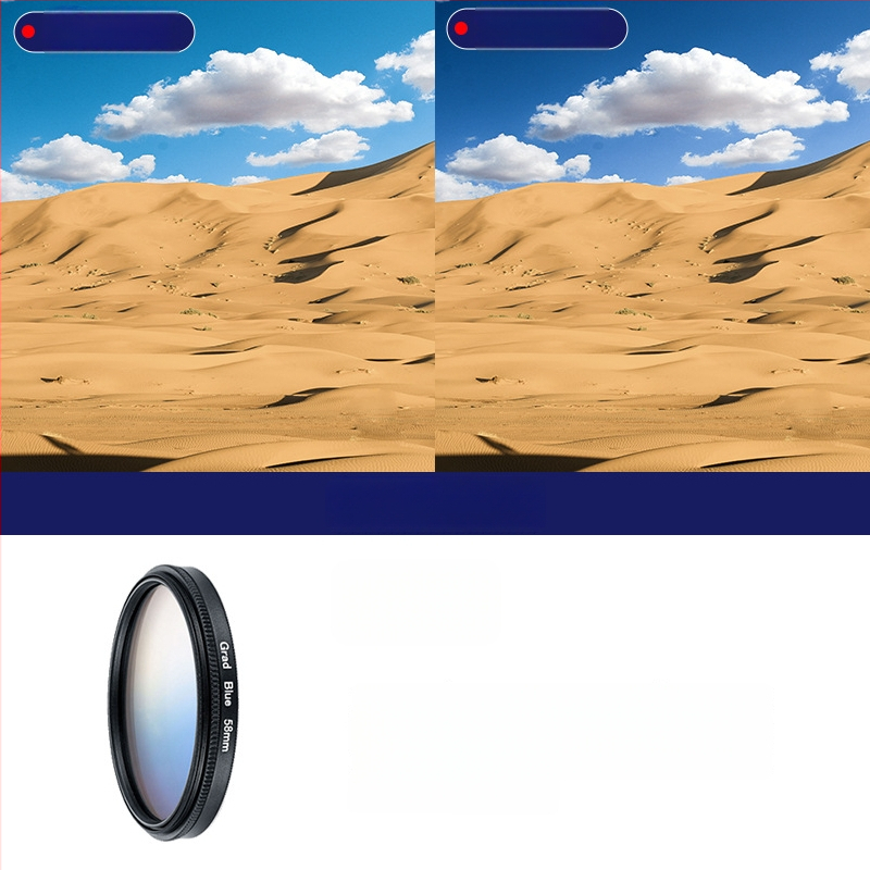 Gradientinių filtrų rinkinys 5-1 SLR kamerai, universalus tvirtinimas, įtrauktos 3 švaros servetėlės, OEM apdorojimas