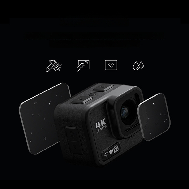 4K WiFi ūdensizturīga akcijas kamera ar Sony IMX386 sensoru, 2,1- colu IPS LCD, ūdensizturība līdz 21 m, akumulatora darbības laiks 1,5–2 stundas