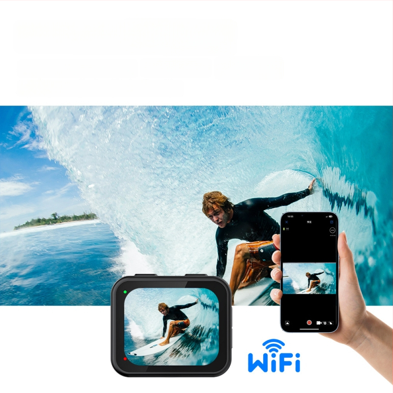 4K WiFi ūdensizturīga akcijas kamera ar Sony IMX386 sensoru, 2,1- colu IPS LCD, ūdensizturība līdz 21 m, akumulatora darbības laiks 1,5–2 stundas