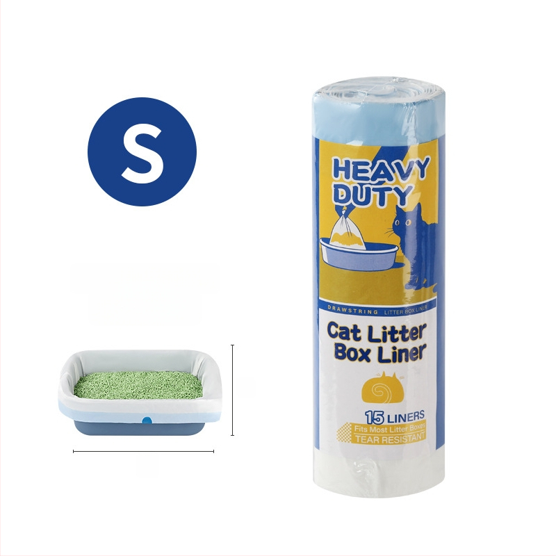 HDPE παχυσμένη φορητή σακούλα αποβλήτων γάτας