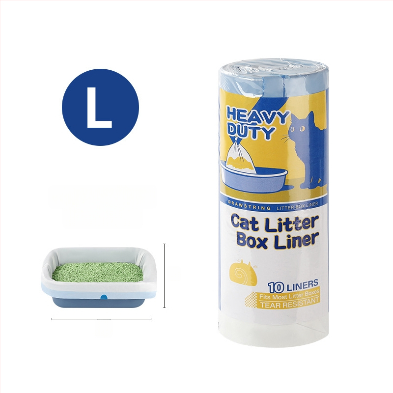 HDPE παχυσμένη φορητή σακούλα αποβλήτων γάτας