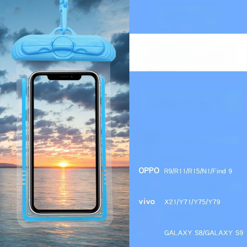 Husă impermeabilă pentru telefon cu touchscreen, PVC, pentru înot, scufundări și activități în aer liber