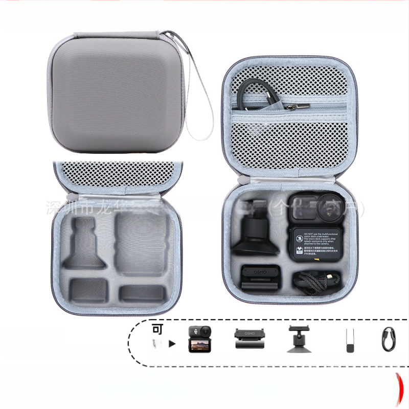 Osmo Nano akcijas kameras uzglabāšanas soma – PU materiāls, 166 g, saderīga ar Osmo Nano
