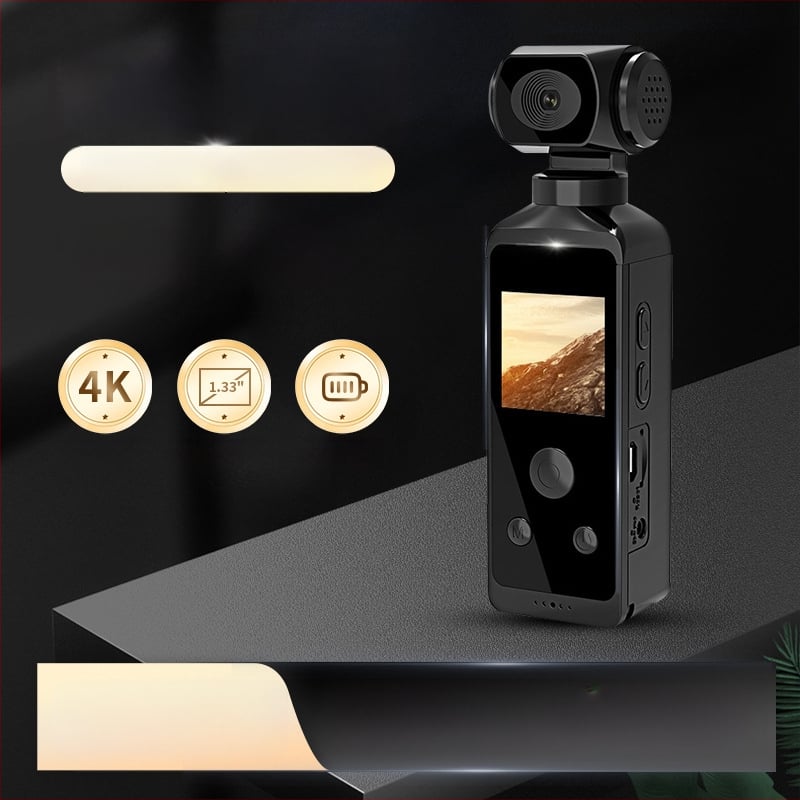 Kabatas kamera 850 - 4K 3840x2160, TF kartes glabāšana, 1,3 colu LCD, ABS korpuss