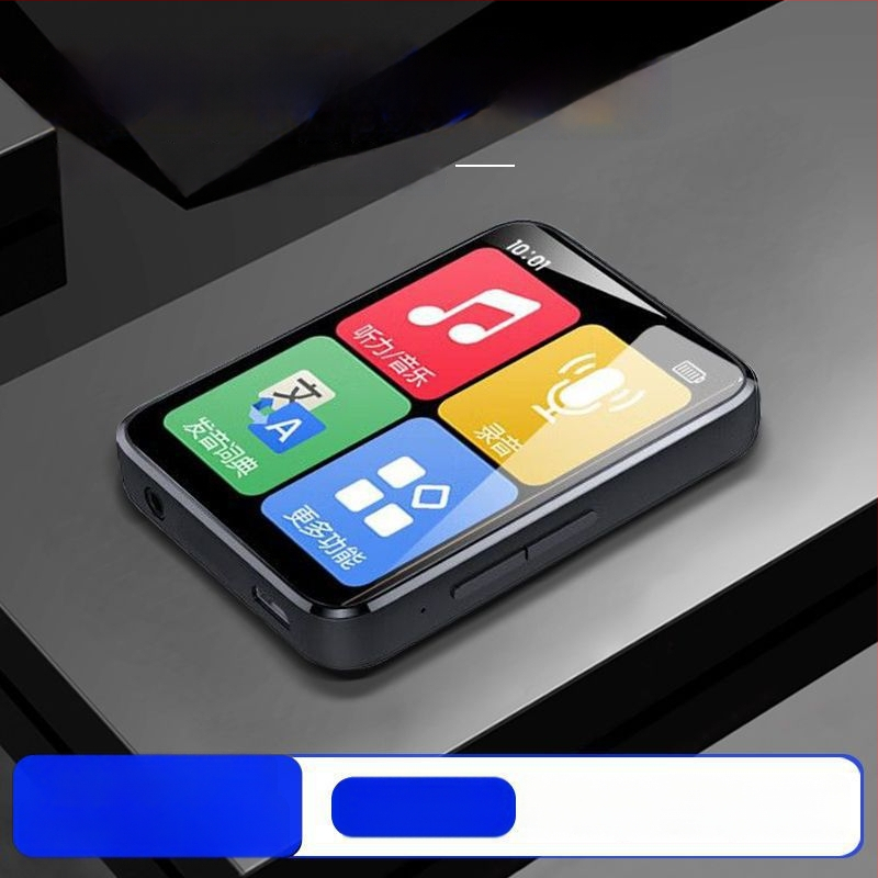 MP4/MP3 mūzikas atskaņotājs ar skārienjūgu un Bluetooth – ārkārtīgi plāns, lasīšanai romānu