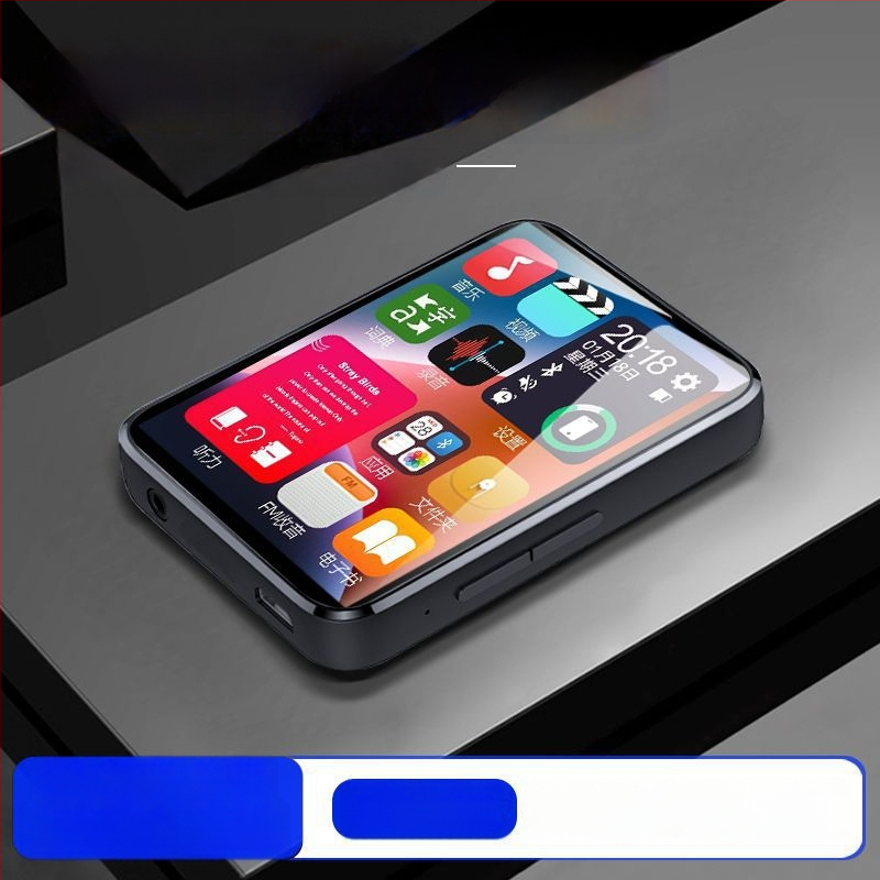 MP4/MP3 mūzikas atskaņotājs ar skārienjūgu un Bluetooth – ārkārtīgi plāns, lasīšanai romānu