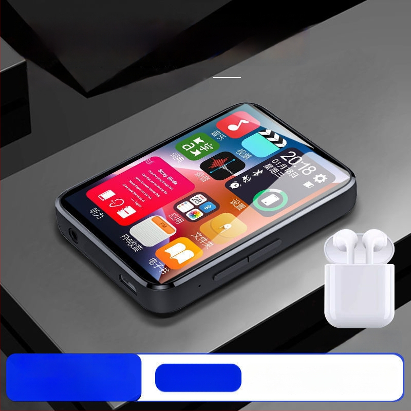 MP4/MP3 mūzikas atskaņotājs ar skārienjūgu un Bluetooth – ārkārtīgi plāns, lasīšanai romānu