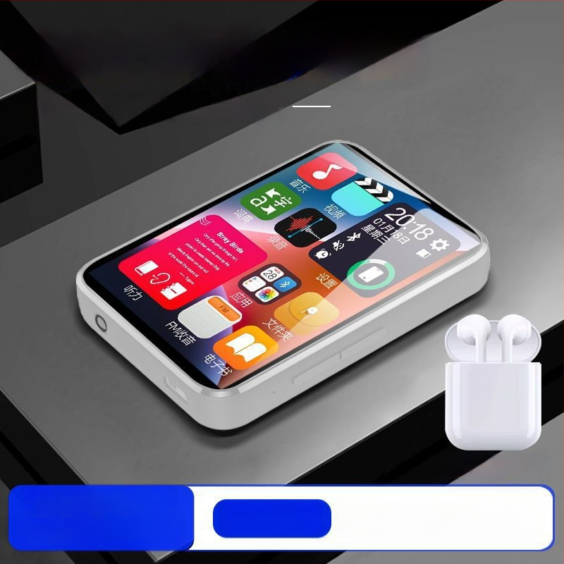 MP4/MP3 mūzikas atskaņotājs ar skārienjūgu un Bluetooth – ārkārtīgi plāns, lasīšanai romānu